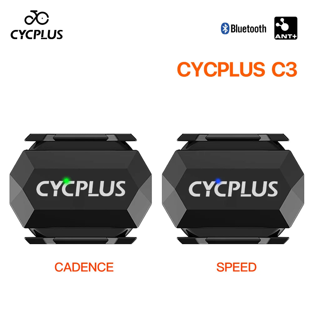 CYCPLUS Dual Sensor Bike Computer — ANT+ Bluetooth, Waterproof