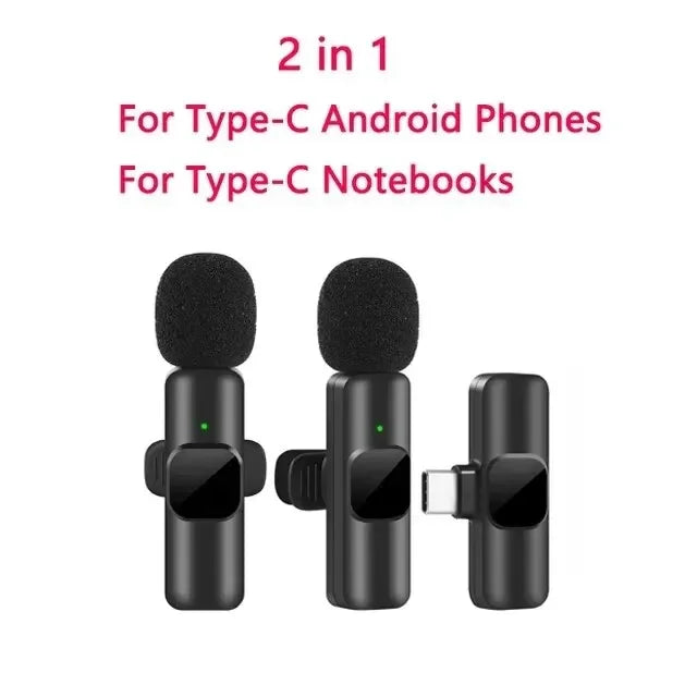 Wireless Lavalier Microphone — iPhone & Android, Live & Gaming