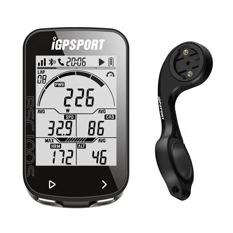 IGPSPORT BSC100S GPS Bike Computer & Wireless Speedometer