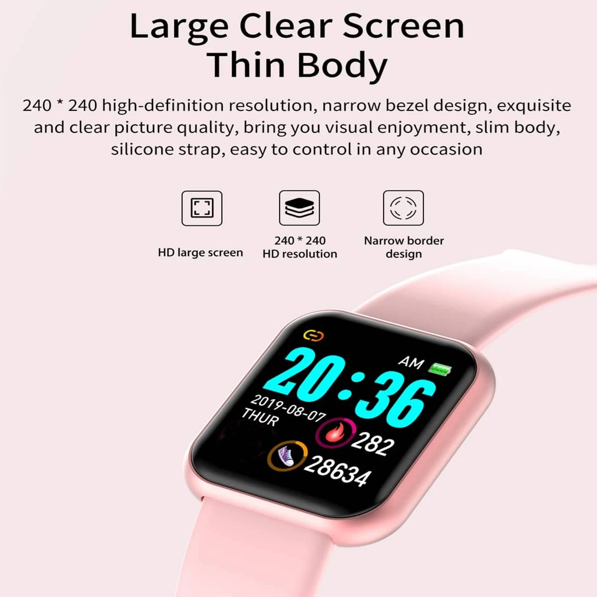 D13 Smart Watch — Fitness Tracker with Sleep Monitor & Bluetooth