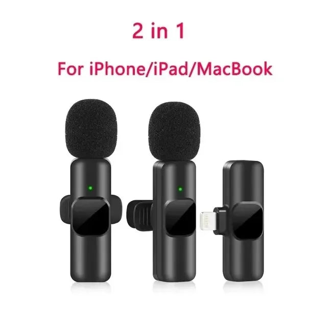 Wireless Lavalier Microphone — iPhone & Android, Live & Gaming