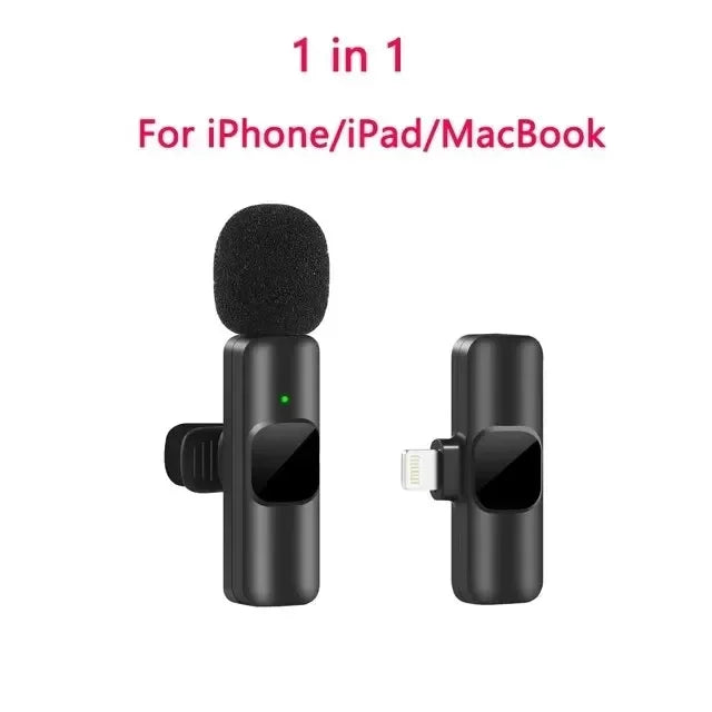 Wireless Lavalier Microphone — iPhone & Android, Live & Gaming