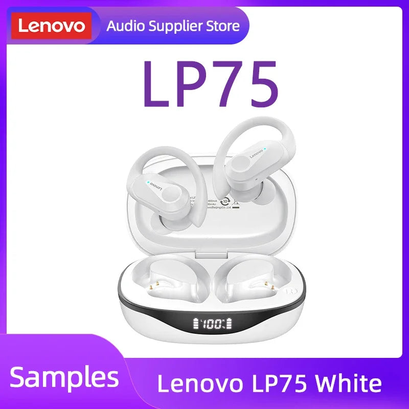 Lenovo LP75 TWS Bluetooth Earphones — V5.3 Noise Reduction