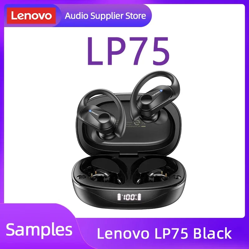 Lenovo LP75 TWS Bluetooth Earphones — V5.3 Noise Reduction